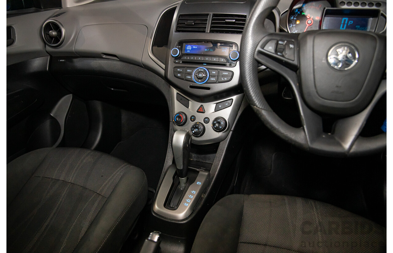 7/2015 Holden Barina CD TM MY16 4d Sedan Boracay Blue 1.6L