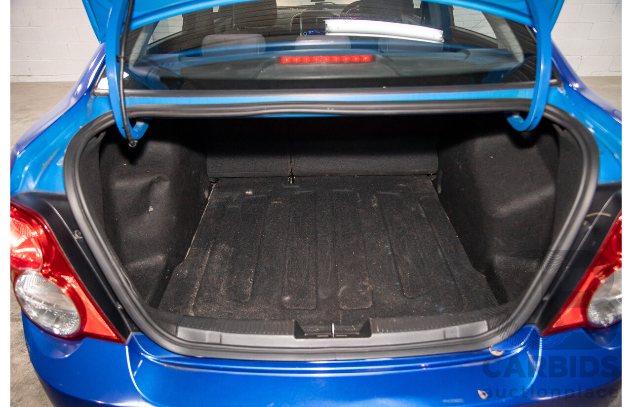 7/2015 Holden Barina CD TM MY16 4d Sedan Boracay Blue 1.6L