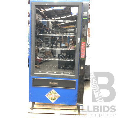 Smith Chips Branded Vending Machine Smith Chips Branded Vending Machine