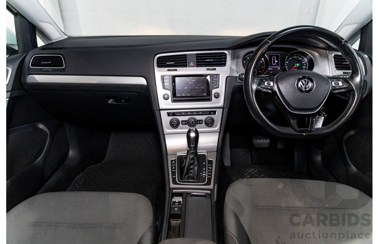 7/2014 Volkswagen Golf 90 TSI Comfortline AU MY14 4d Wagon Pure White Turbo 1.4L