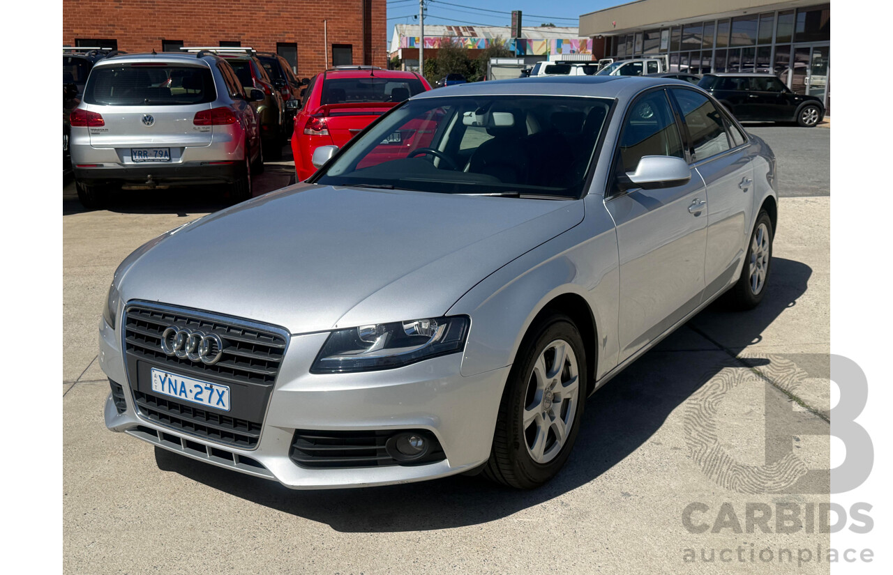 8/2010 Audi A4 1.8 TFSI B8 (8K) 4d Sedan Silver 1.8L