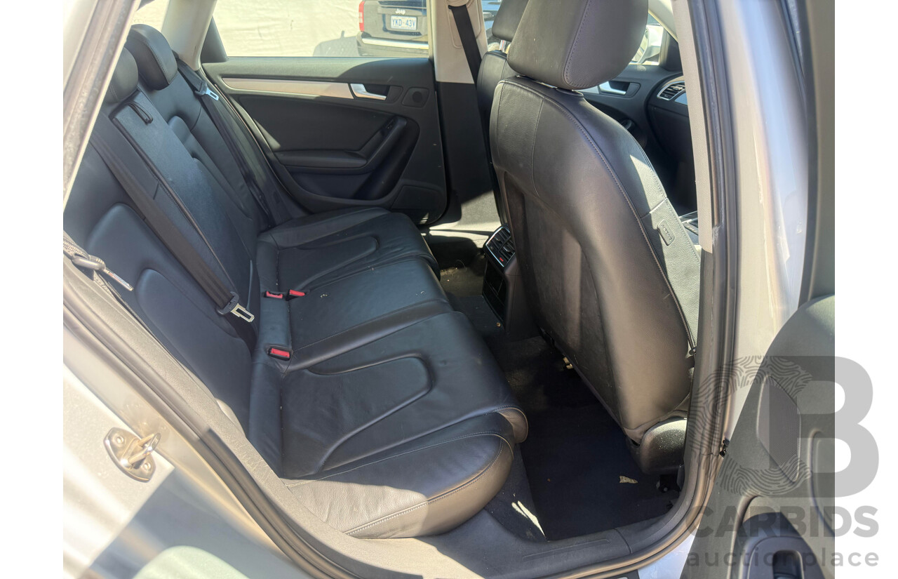 8/2010 Audi A4 1.8 TFSI B8 (8K) 4d Sedan Silver 1.8L