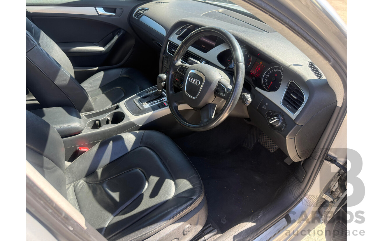 8/2010 Audi A4 1.8 TFSI B8 (8K) 4d Sedan Silver 1.8L
