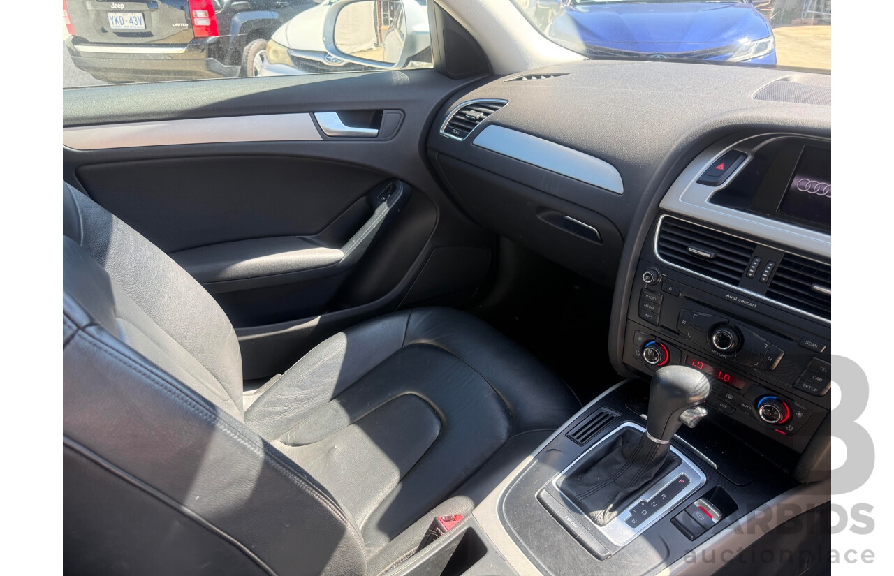 8/2010 Audi A4 1.8 TFSI B8 (8K) 4d Sedan Silver 1.8L