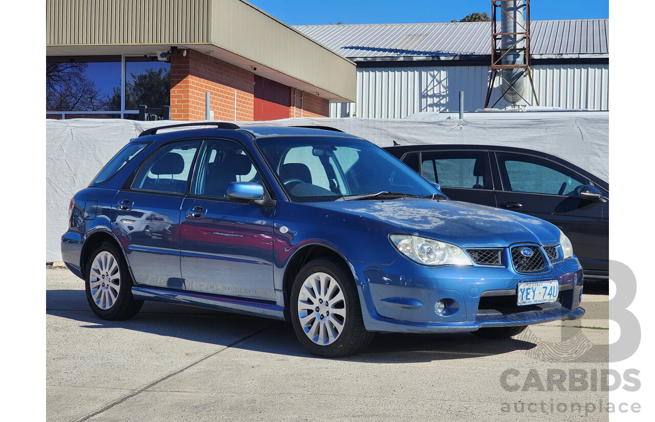 4/2007 Subaru Impreza 2.0i (awd) MY07 5d Hatchback Blue 2.0L