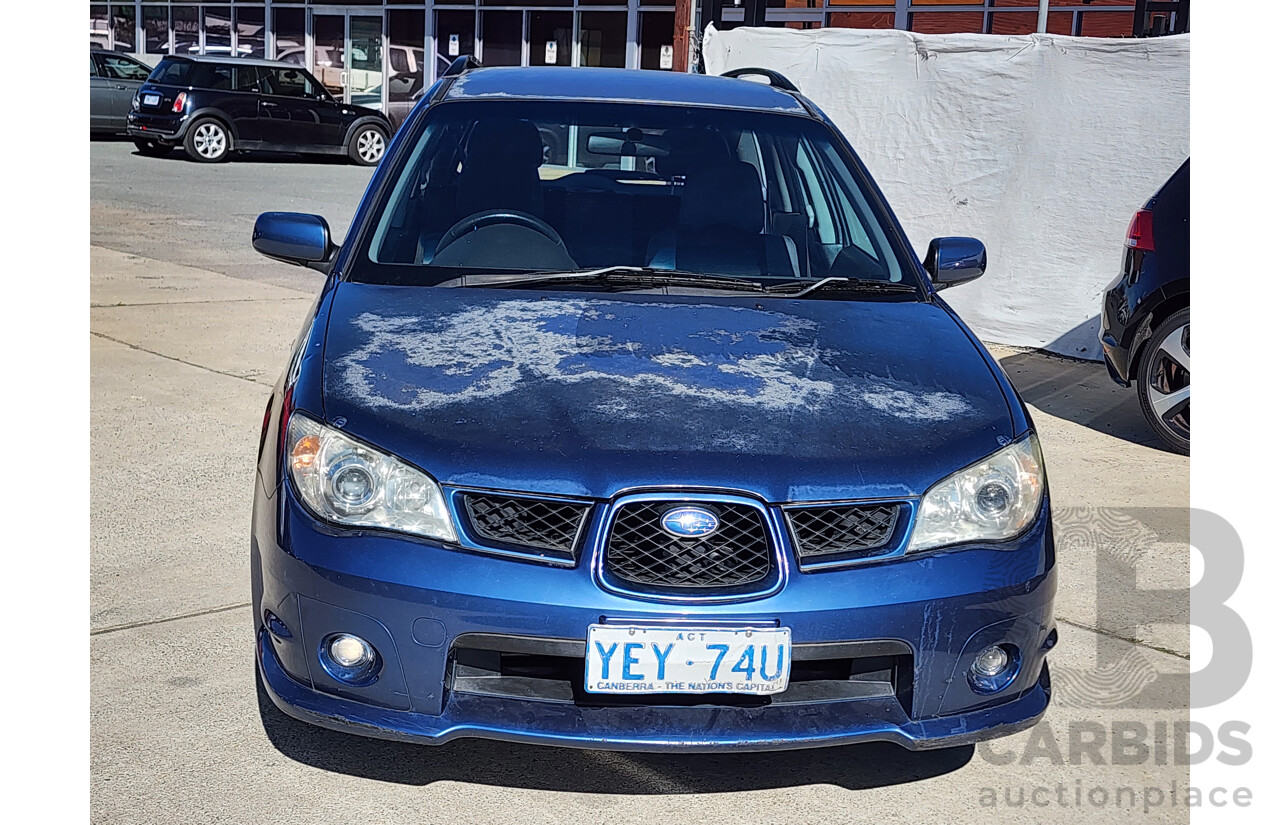 4/2007 Subaru Impreza 2.0i (awd) MY07 5d Hatchback Blue 2.0L