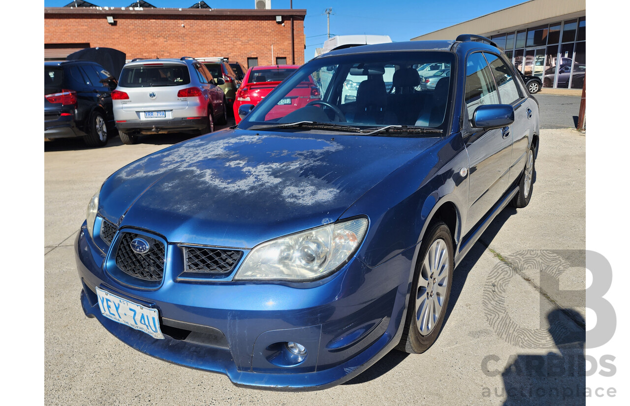 4/2007 Subaru Impreza 2.0i (awd) MY07 5d Hatchback Blue 2.0L