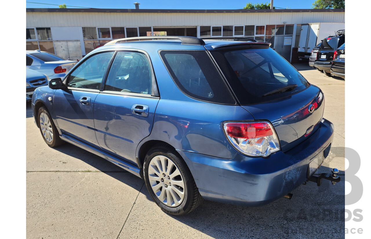 4/2007 Subaru Impreza 2.0i (awd) MY07 5d Hatchback Blue 2.0L