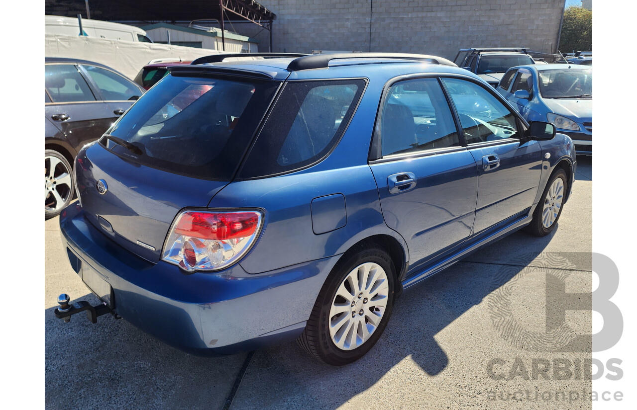 4/2007 Subaru Impreza 2.0i (awd) MY07 5d Hatchback Blue 2.0L