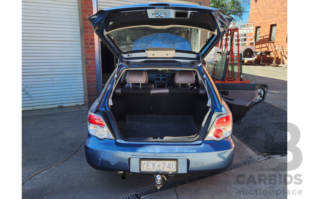4/2007 Subaru Impreza 2.0i (awd) MY07 5d Hatchback Blue 2.0L