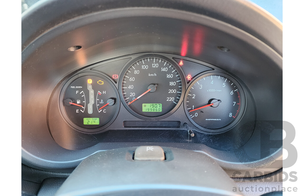 4/2007 Subaru Impreza 2.0i (awd) MY07 5d Hatchback Blue 2.0L