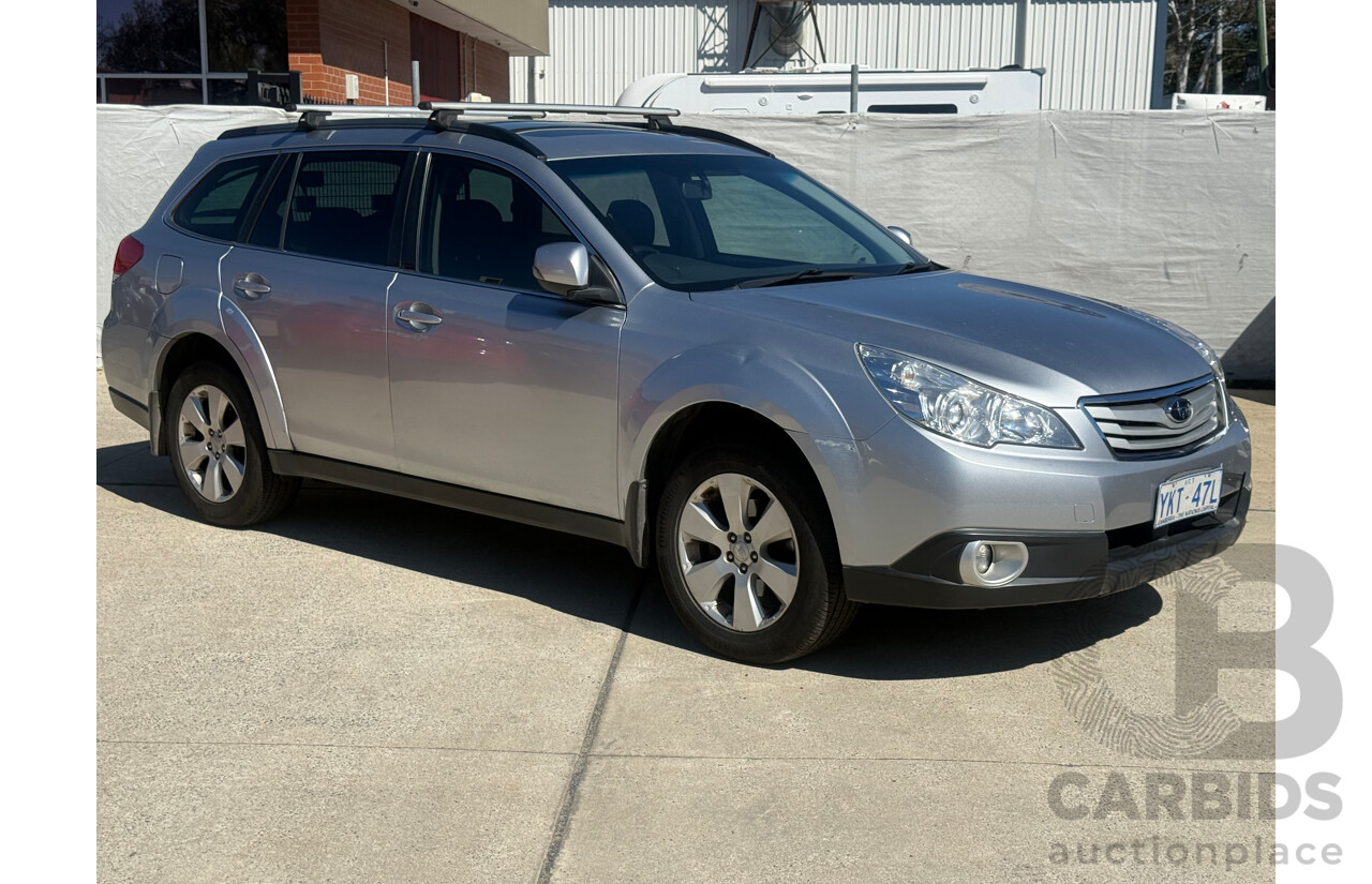 2/2012 Subaru Outback 2.5i Premium MY12 4d Wagon Silver 2.5L