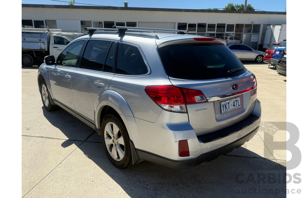 2/2012 Subaru Outback 2.5i Premium MY12 4d Wagon Silver 2.5L