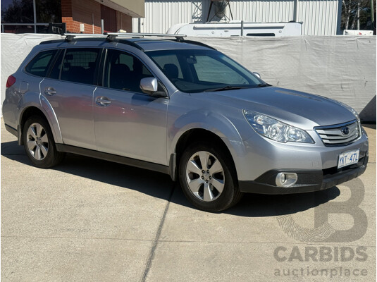 2/2012 Subaru Outback 2.5i Premium MY12 4d Wagon Silver 2.5L