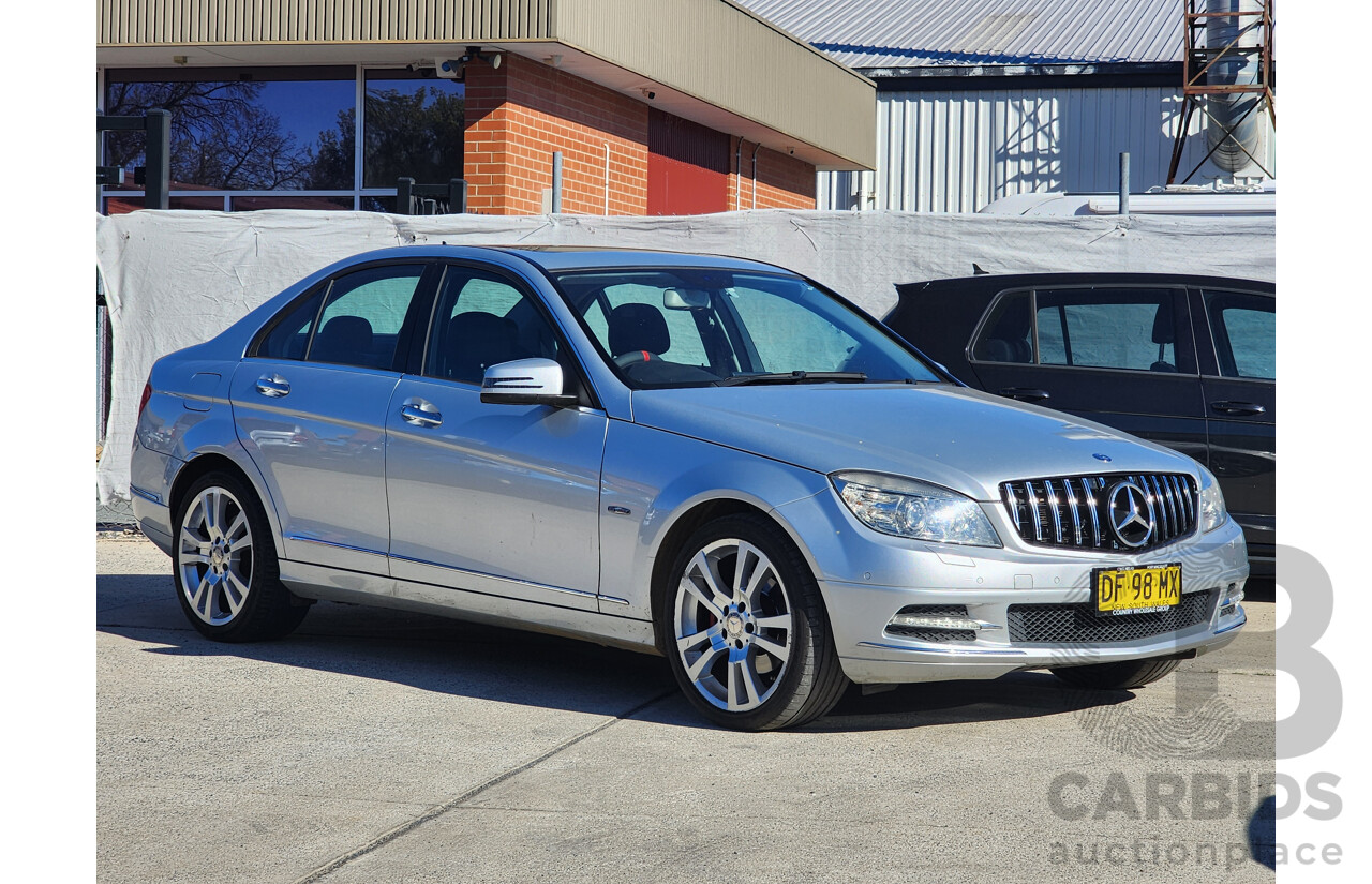 11/2010 Mercedes-Benz C250 CGI Avantgarde W204 MY10 4d Sedan Silver 1.8L