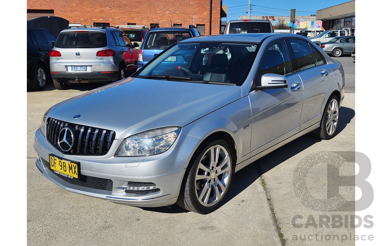 11/2010 Mercedes-Benz C250 CGI Avantgarde W204 MY10 4d Sedan Silver 1.8L