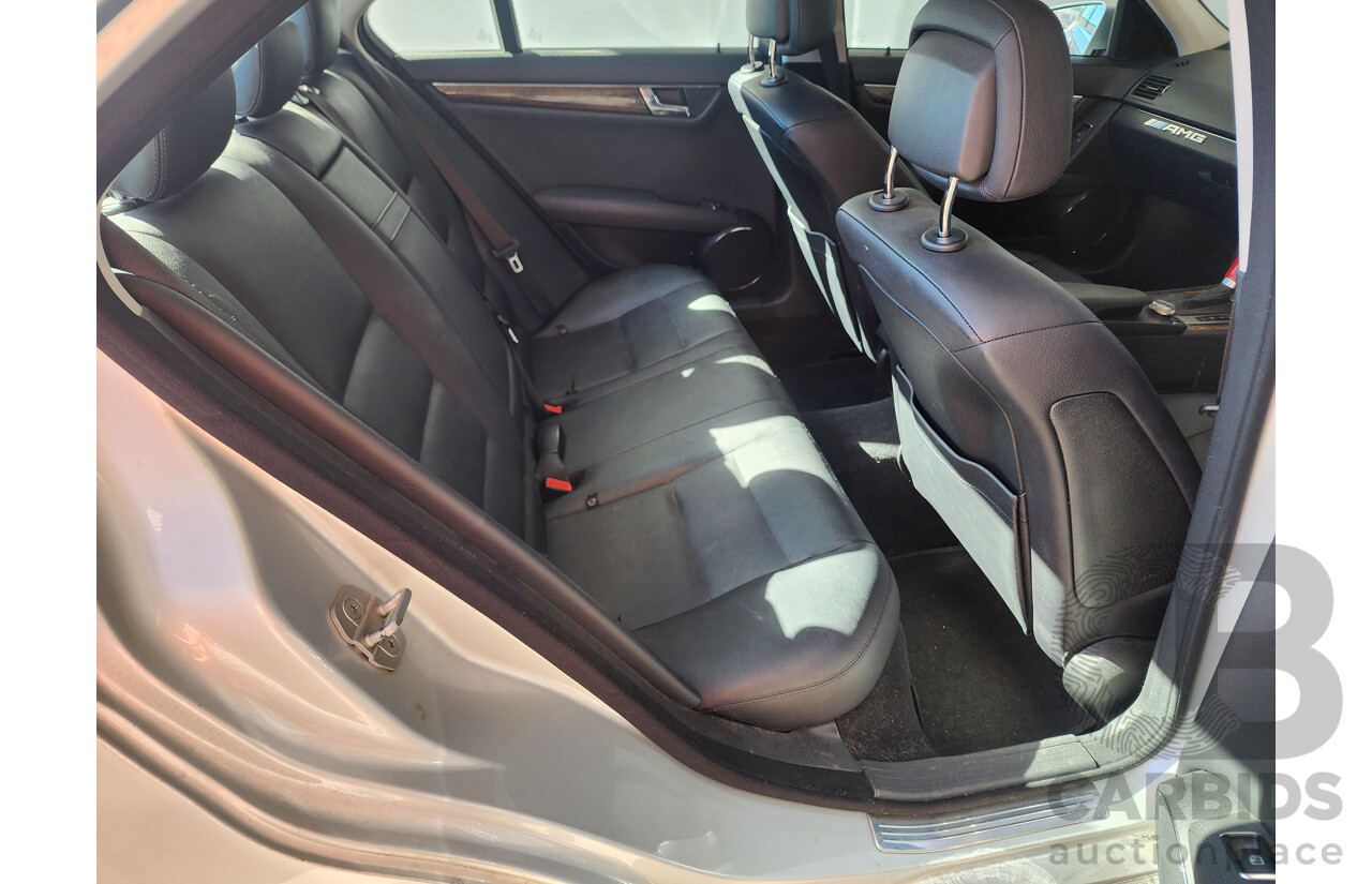 11/2010 Mercedes-Benz C250 CGI Avantgarde W204 MY10 4d Sedan Silver 1.8L