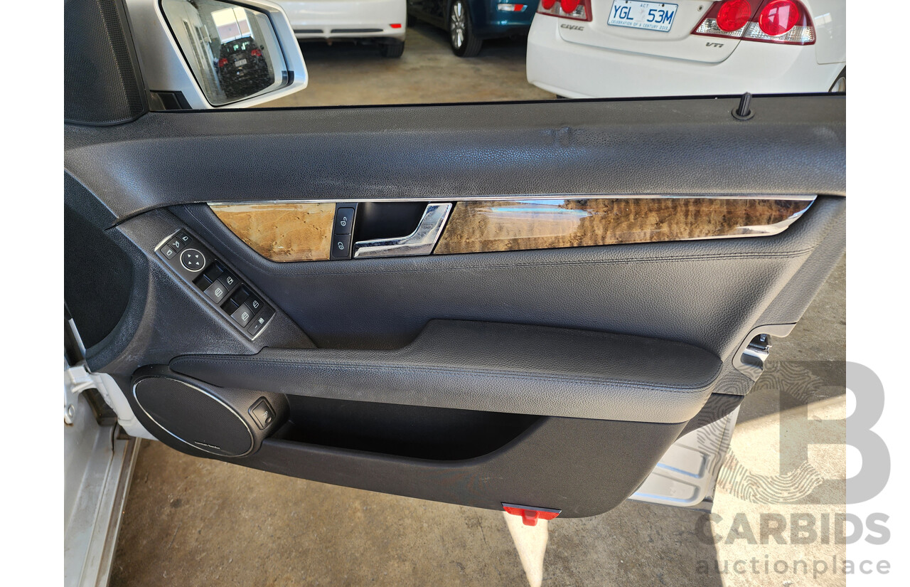 11/2010 Mercedes-Benz C250 CGI Avantgarde W204 MY10 4d Sedan Silver 1.8L