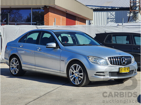 11/2010 Mercedes-Benz C250 CGI Avantgarde W204 MY10 4d Sedan Silver 1.8L