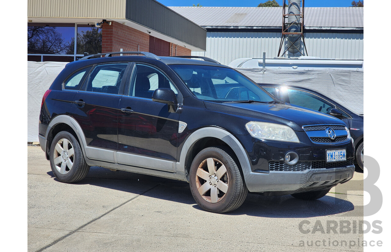 10/2009 Holden Captiva CX (4x4) CG MY09 4d Wagon Black 3.2L