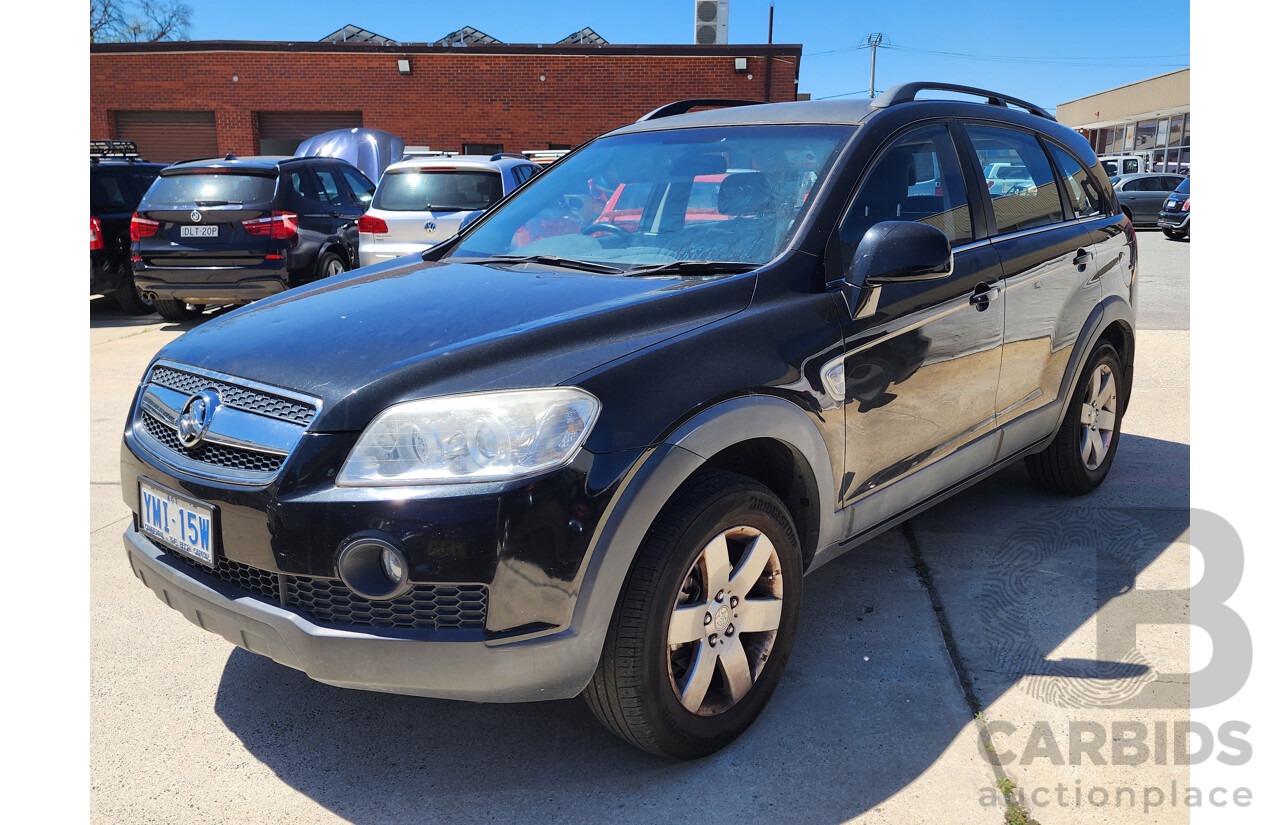 10/2009 Holden Captiva CX (4x4) CG MY09 4d Wagon Black 3.2L
