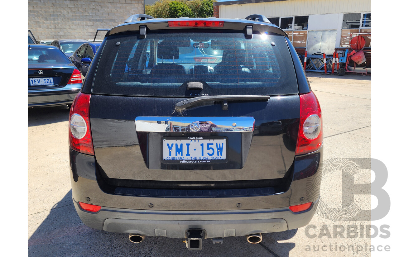 10/2009 Holden Captiva CX (4x4) CG MY09 4d Wagon Black 3.2L