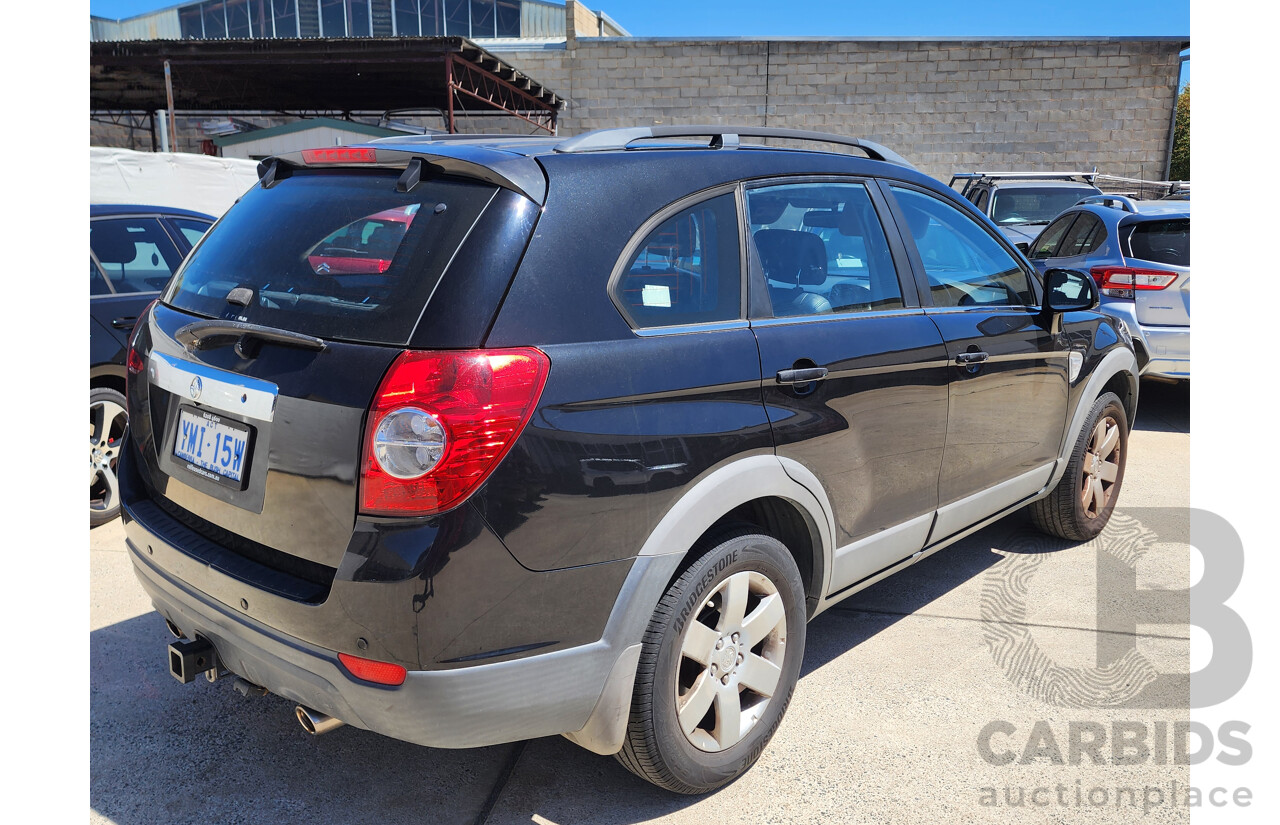 10/2009 Holden Captiva CX (4x4) CG MY09 4d Wagon Black 3.2L