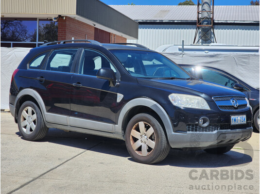 10/2009 Holden Captiva CX (4x4) CG MY09 4d Wagon Black 3.2L