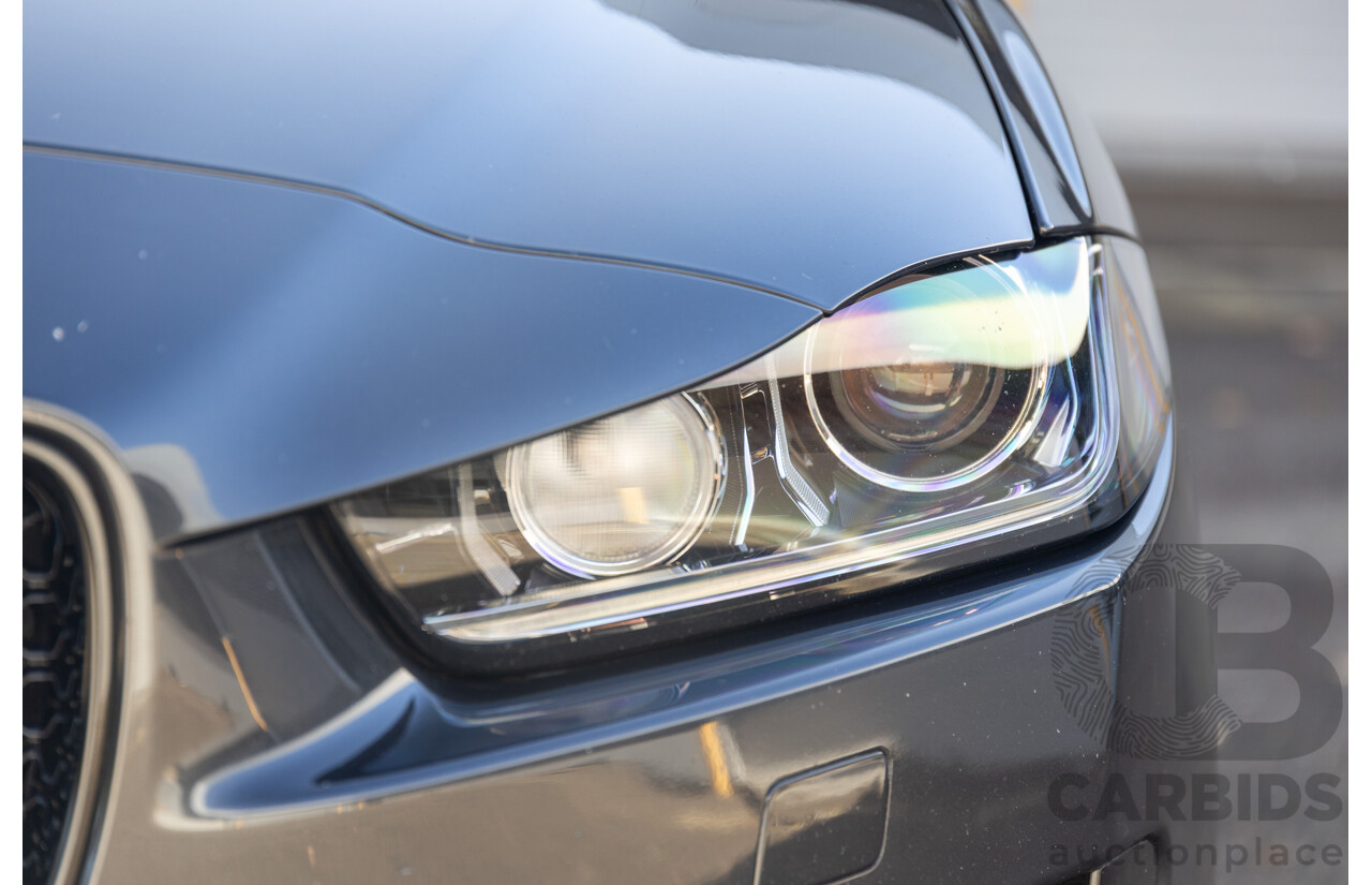 03/2018 Jaguar XE S 35t (280kW RWD) MY18 4d Sedan Carpathian Grey Metallic Supercharged V6 3.0L