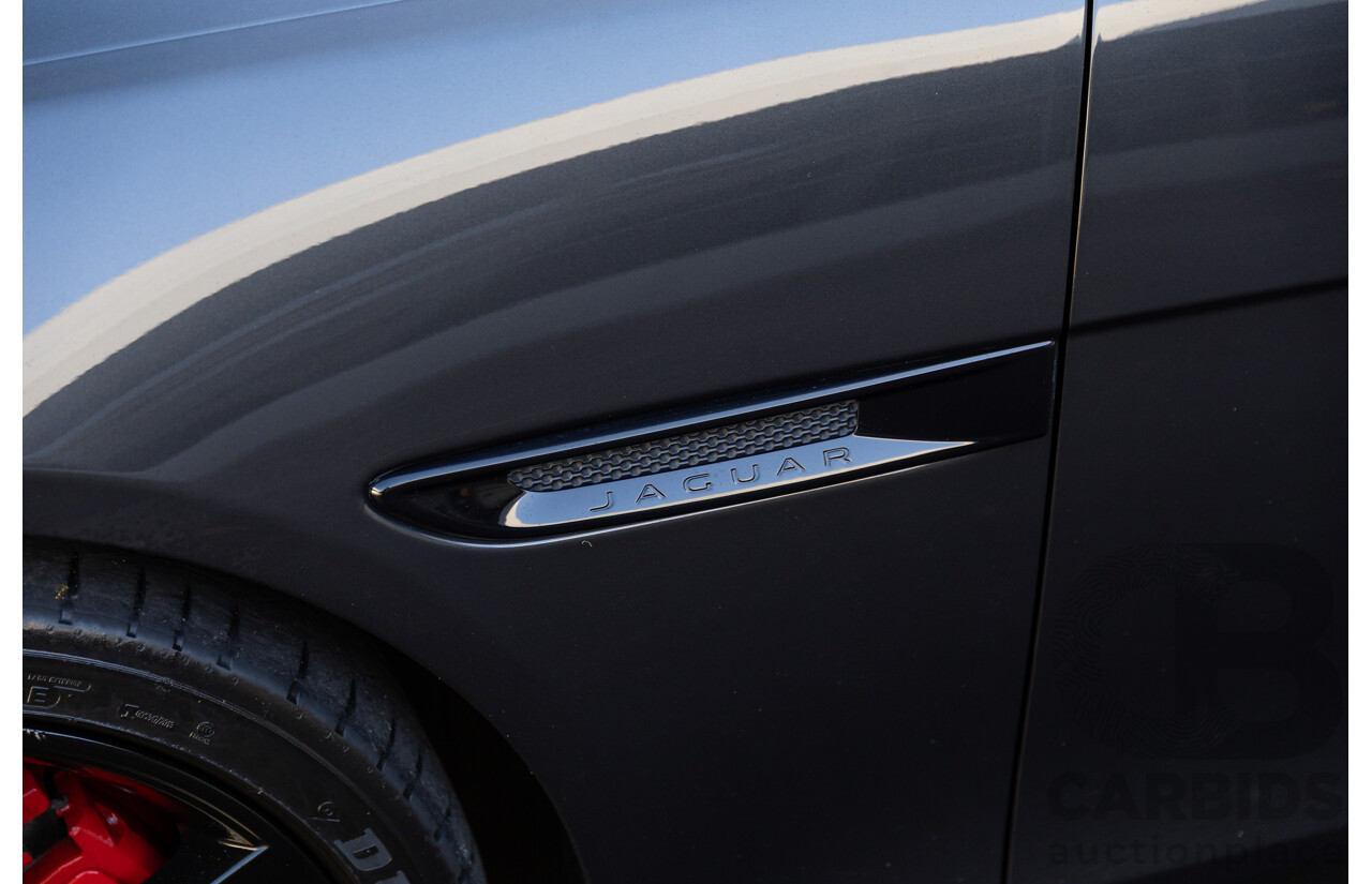 03/2018 Jaguar XE S 35t (280kW RWD) MY18 4d Sedan Carpathian Grey Metallic Supercharged V6 3.0L