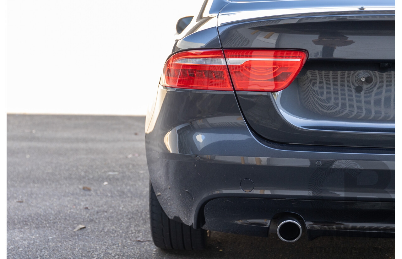 03/2018 Jaguar XE S 35t (280kW RWD) MY18 4d Sedan Carpathian Grey Metallic Supercharged V6 3.0L
