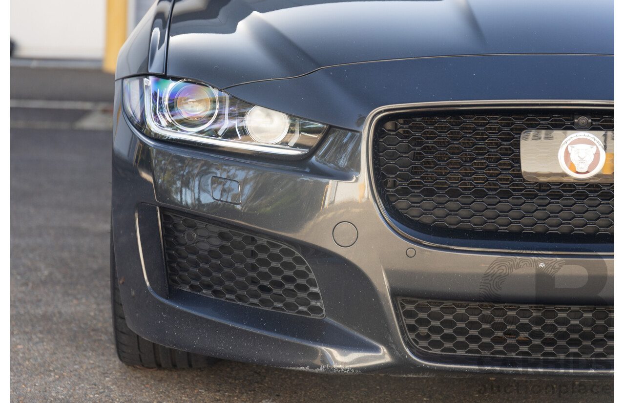 03/2018 Jaguar XE S 35t (280kW RWD) MY18 4d Sedan Carpathian Grey Metallic Supercharged V6 3.0L