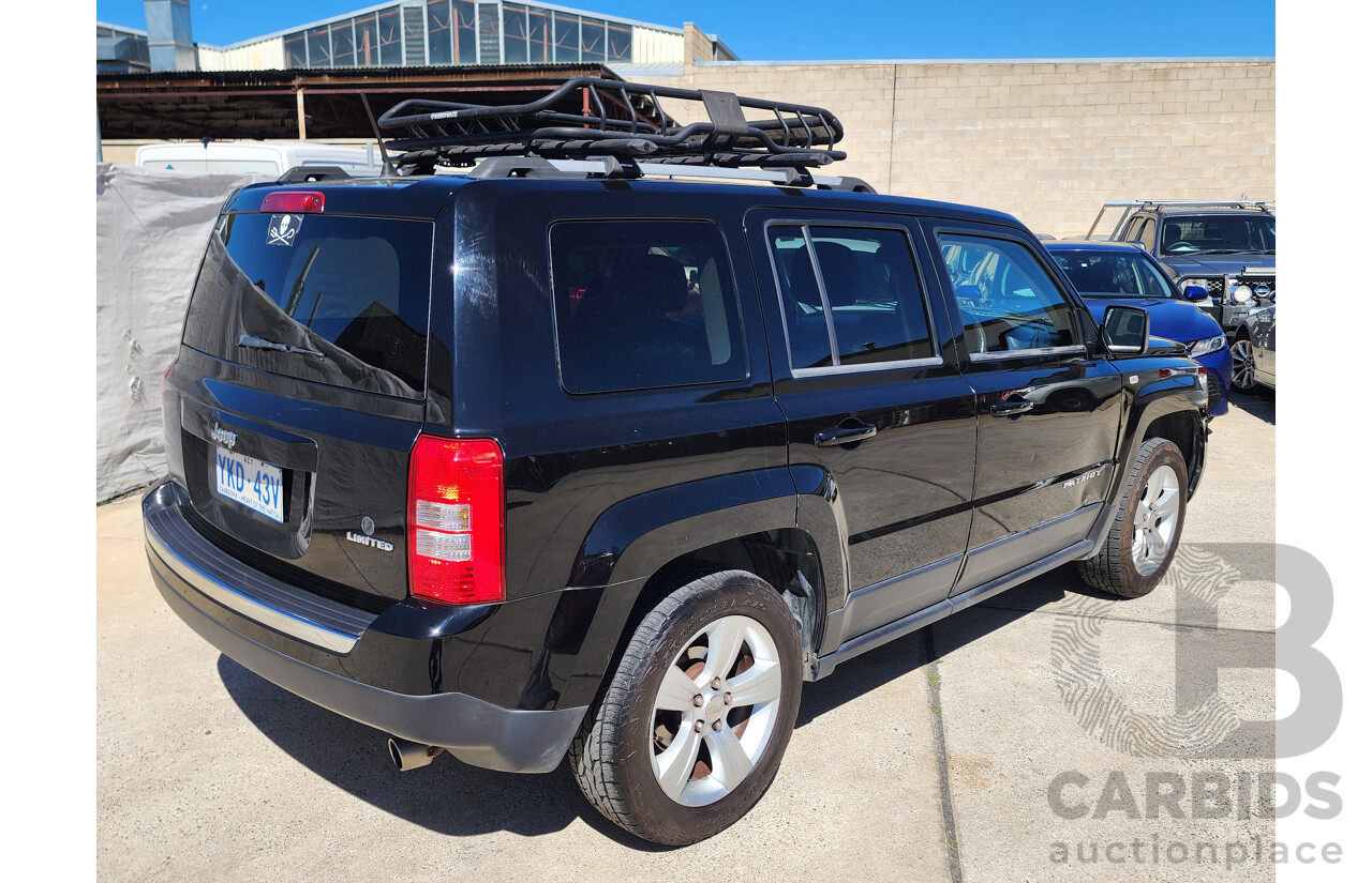3/2014 Jeep Patriot Limited (4x4) MK MY14 4d Wagon Black 2.4L