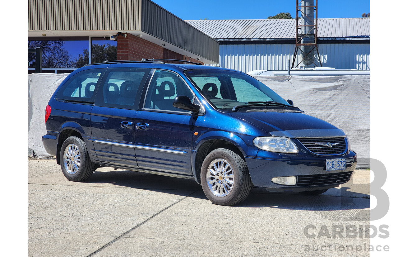 4/2002 Chrysler Grand Voyager Limited RG 4d Wagon Blue 3.3L