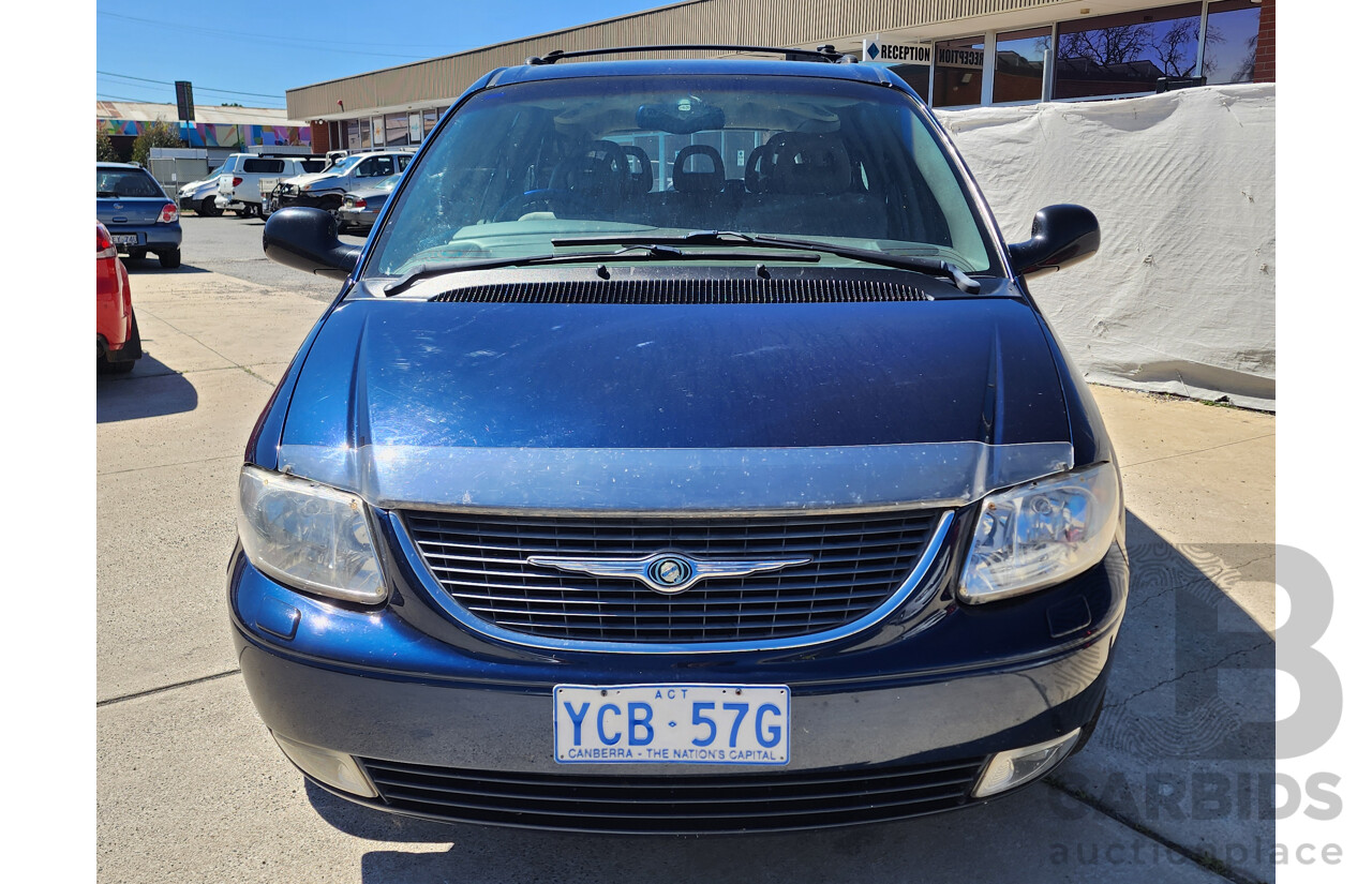 4/2002 Chrysler Grand Voyager Limited RG 4d Wagon Blue 3.3L