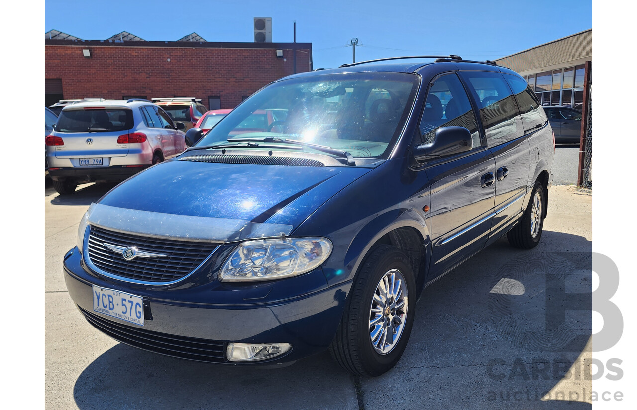 4/2002 Chrysler Grand Voyager Limited RG 4d Wagon Blue 3.3L