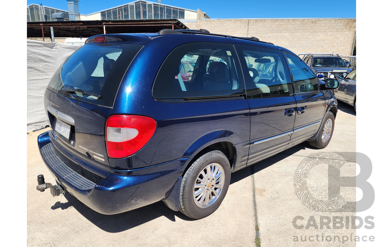 4/2002 Chrysler Grand Voyager Limited RG 4d Wagon Blue 3.3L