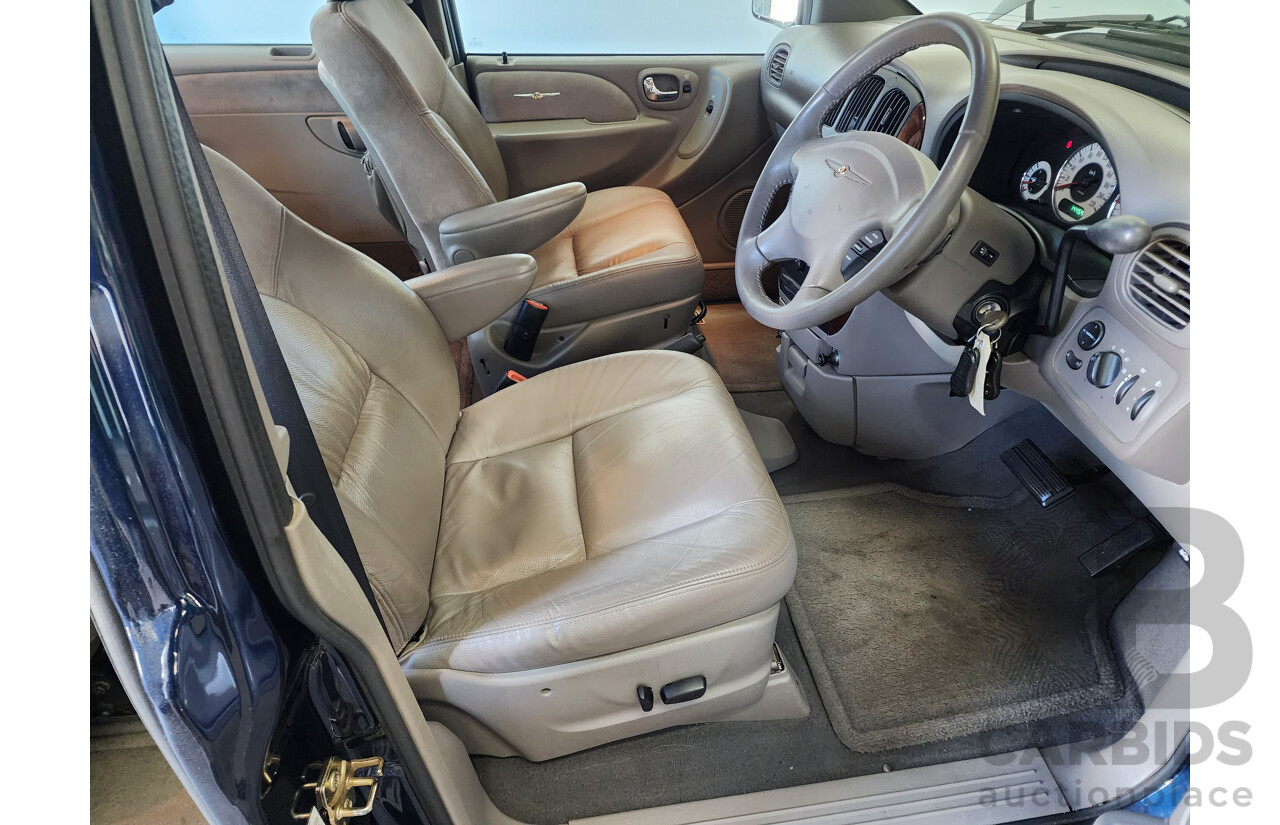 4/2002 Chrysler Grand Voyager Limited RG 4d Wagon Blue 3.3L