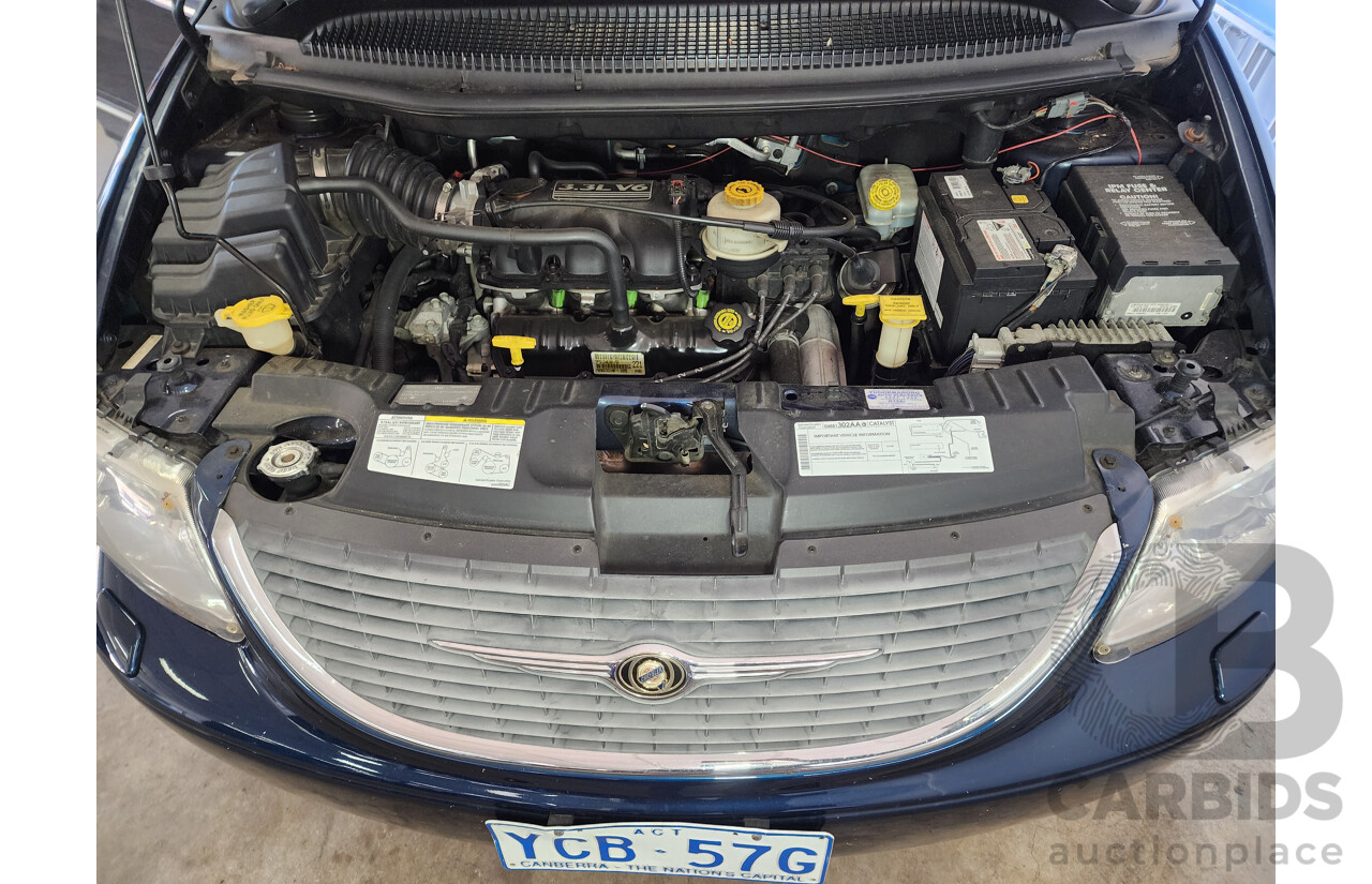 4/2002 Chrysler Grand Voyager Limited RG 4d Wagon Blue 3.3L