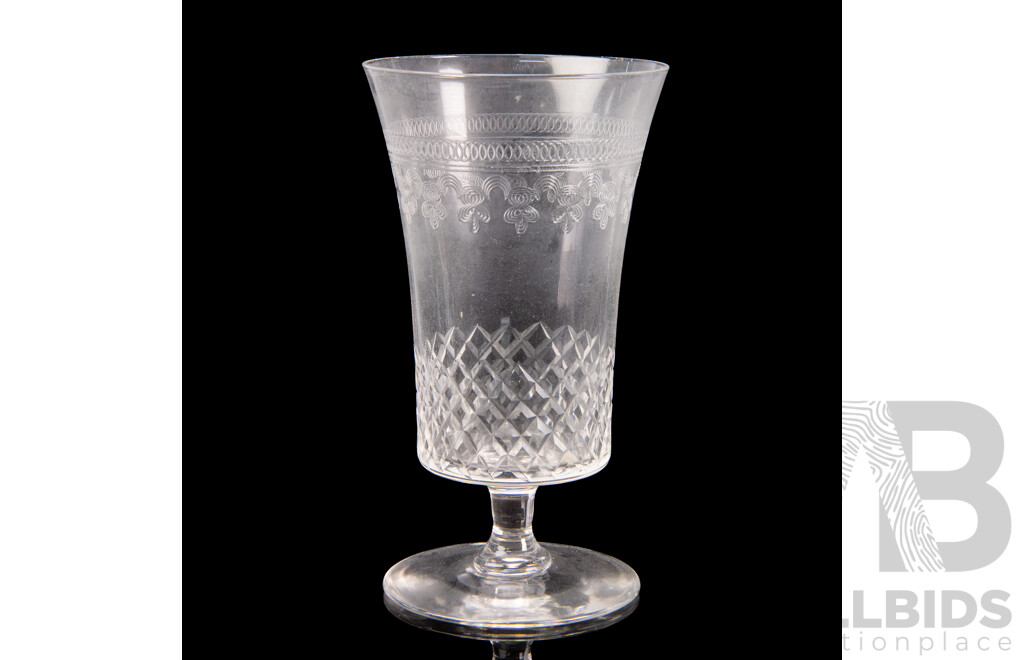 Collection of Antique Edinburgh & Leith and Baccarat Crystal Pieces