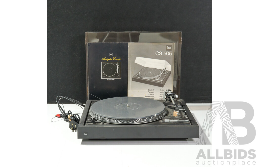 Dual CS 505 Vintage Belt-Drive Semi-Automatic Turntable
