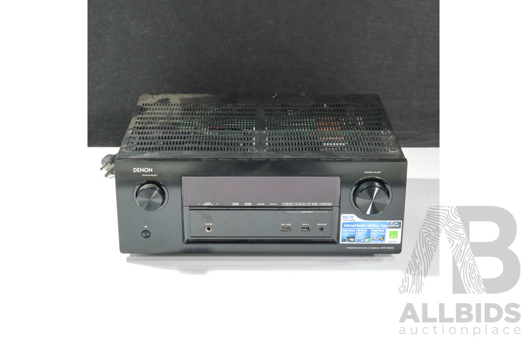 Denon AVR-X3000 7.2-Channel Network A/V Receiver