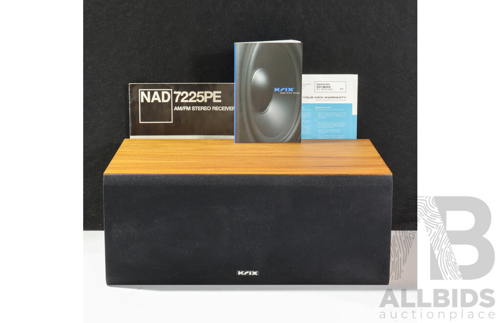 Single Boxed Krix Graphix MK2 Mid Range Speaker