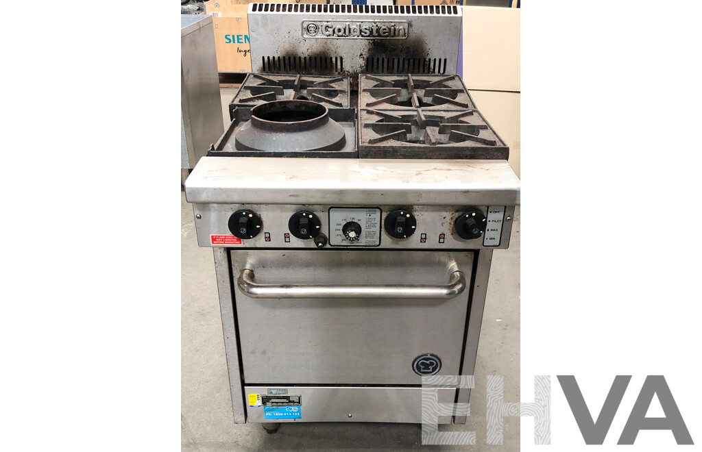 Goldstein LPG Four Burner Gas Cooktop/Oven