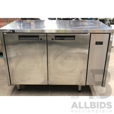 Williams Opal Stainless Steel Two Door Solid Refrigerator Williams Opal Stainless Steel Two Door Solid Refrigerator