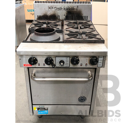 Goldstein LPG Four Burner Gas Cooktop/Oven