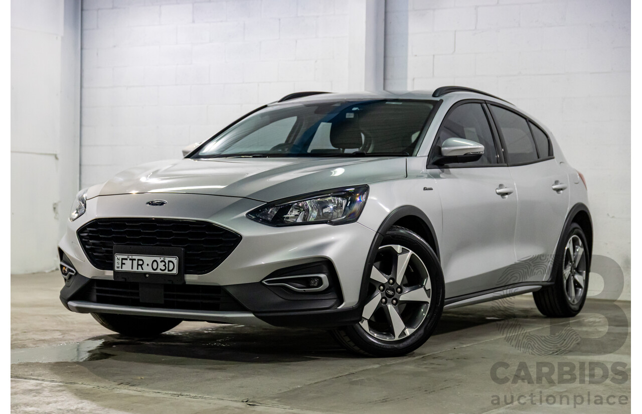 08/2019 Ford Focus Active (FWD) SA MY19.75 5d Hatchback Moondust Silver Metallic Turbo 1.5L