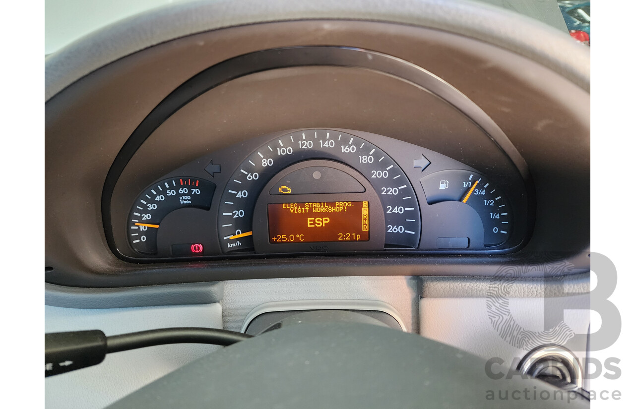 7/2002 Mercedes-Benz C240 Avantgarde W203 4d Sedan Green 2.6L