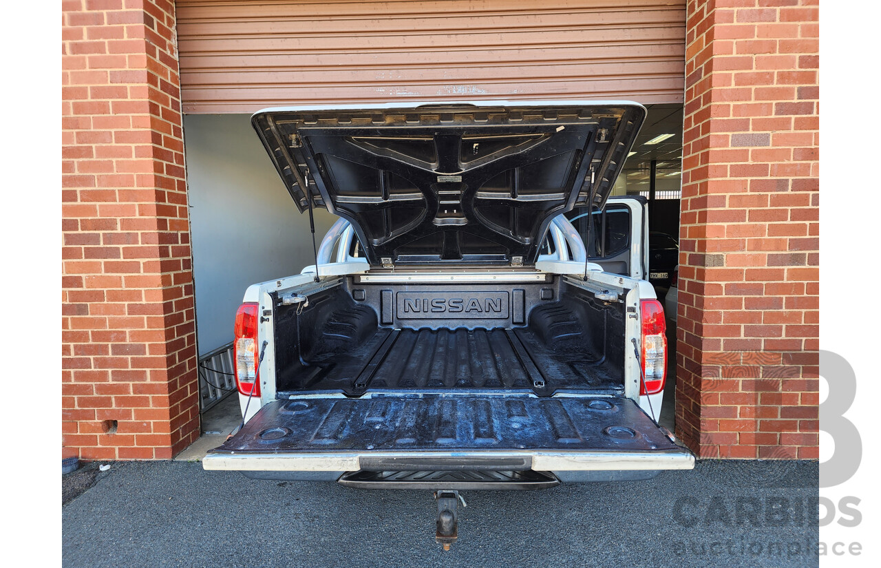 11/2007 Nissan Navara ST-X (4x4) D40 Dual Cab P/Up White 2.5L