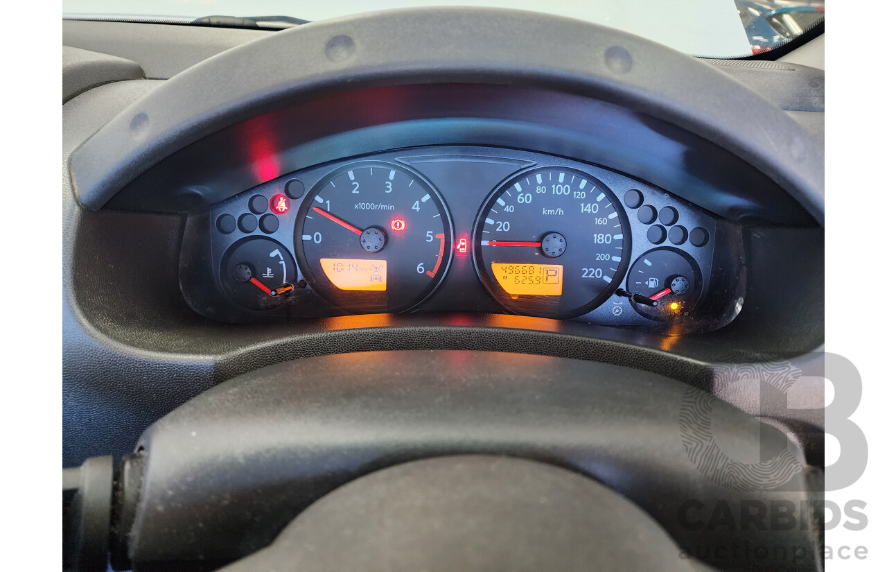 11/2007 Nissan Navara ST-X (4x4) D40 Dual Cab P/Up White 2.5L